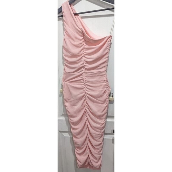 New Love x Design | One-Shoulder Body-Con Midi Dress - Picture 4 of 10